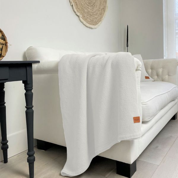 Town & Country Hunter Sprei - 180 x 260 cm - Wit
