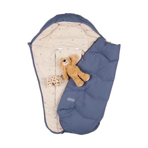 Voksi Voetenzak - Explorer - Stone Blue Clover