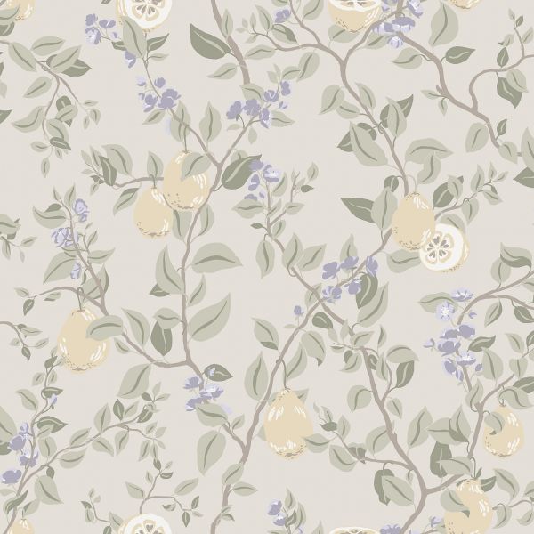 Sandberg Kvitten Behang - Lilac