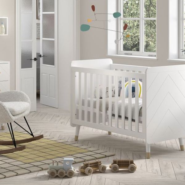 Vipack Billy Babybed - 60x120 cm - Satin White