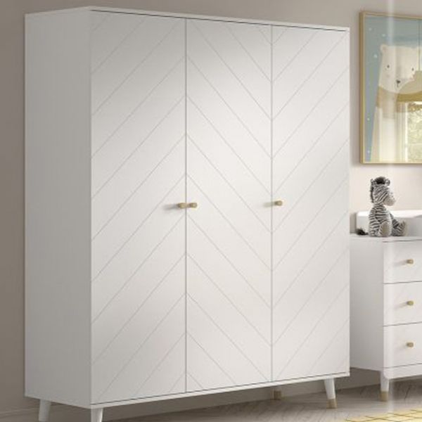 Vipack Billy Kledingkast 3 Deurs - Wit 