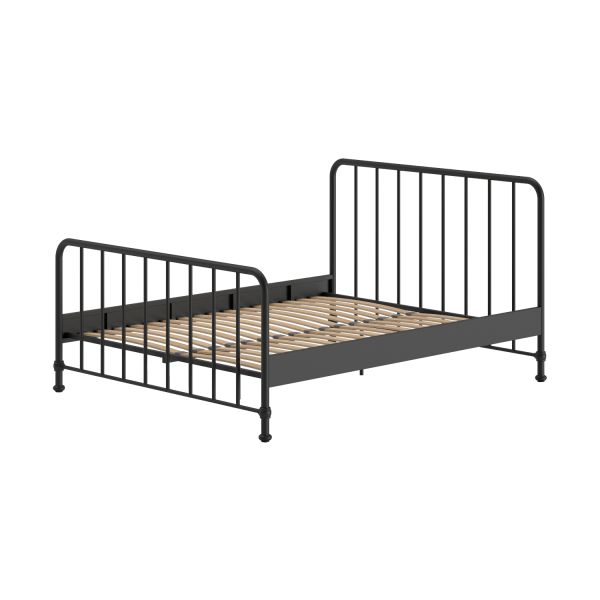 Vipack Bronxx Bed - 160 x 200 cm - Mat Zwart