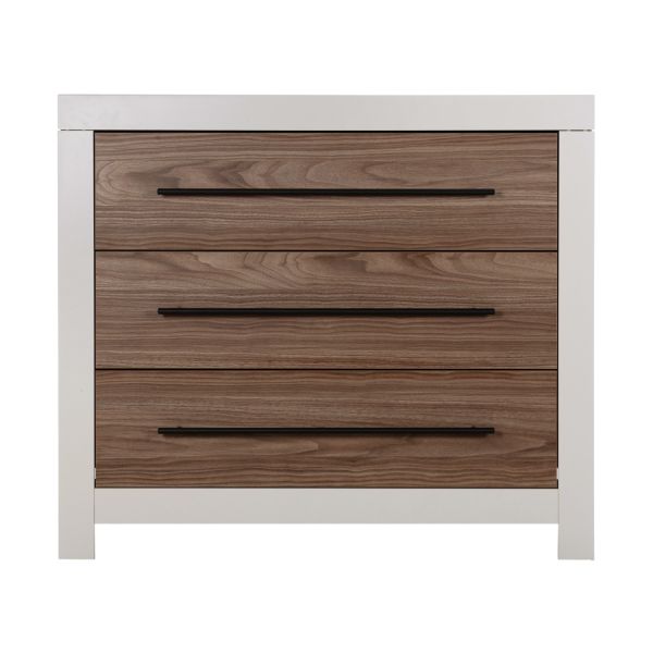 Europe Baby Vittoria III Babykamer Cashmere / Walnoot | Bed 60 x 120 cm + Commode