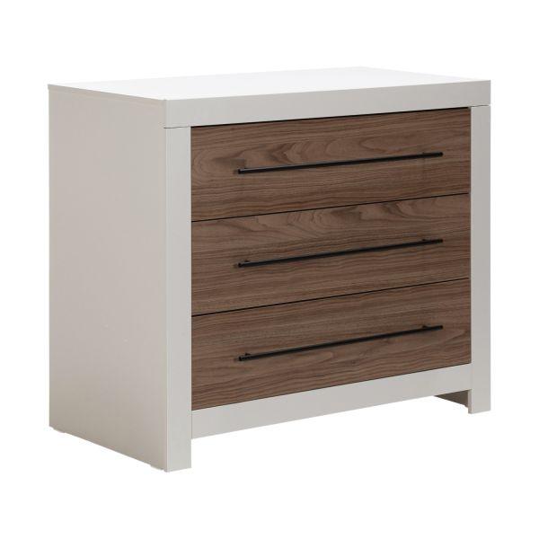 Europe Baby Vittoria III Babykamer Cashmere / Walnoot | Bed 60 x 120 cm + Commode
