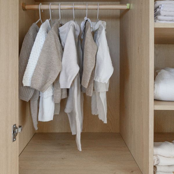 We Are Bitte Kledingkast - Oak - Nature We Are Bitte Kledingkast - Oak - Nature