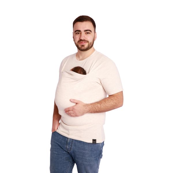  Womboo Buidelshirt - Man - Maat S - Soft Beige