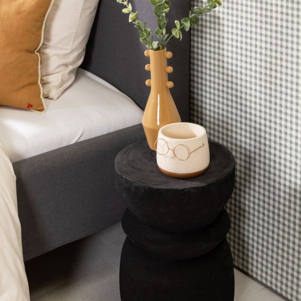 Woood Bikkel Kruk - Hout – Zwart 
