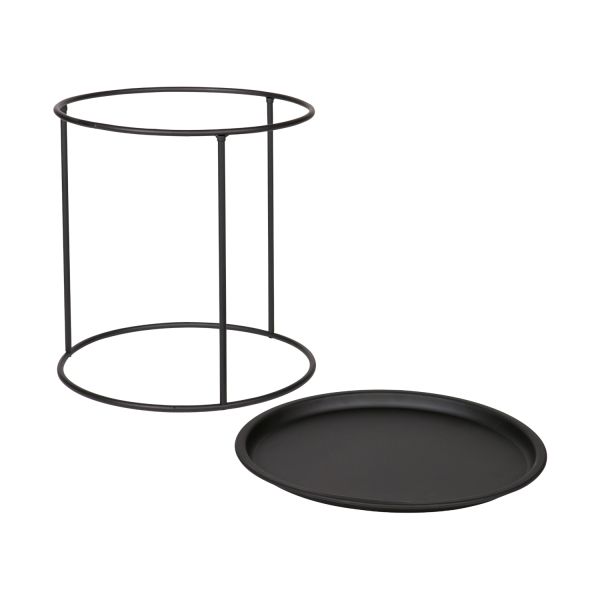Woood Ivar Bijzettafel – Medium  – Zwart 