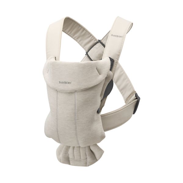 BabyBjörn Mini Draagzak - 3D-Jersey - Lichtbeige
