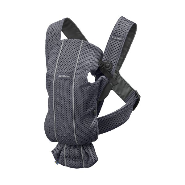 BabyBjörn Mini 3D Mesh Draagzak Antraciet