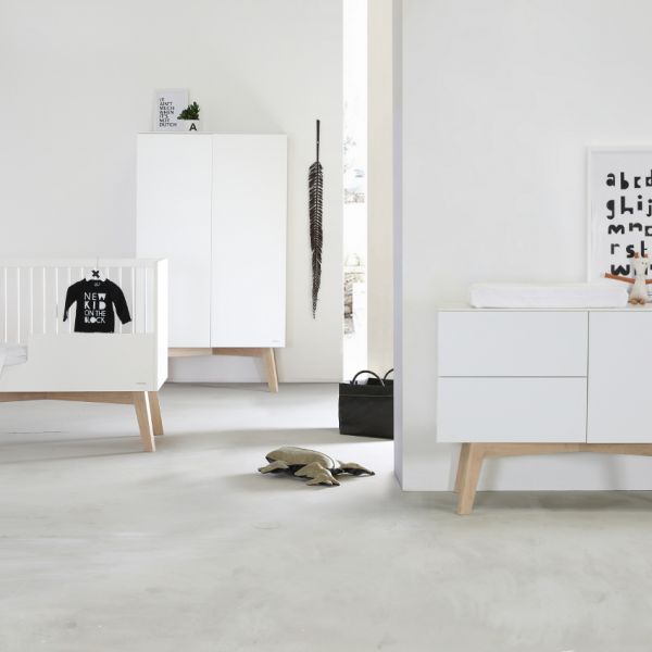 Kidsmill Sixties Commode Wit Mat / Naturel