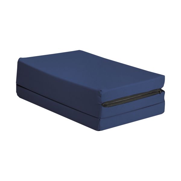 Basicline Campingbed Matras Blauw