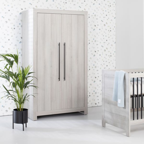 Europe Baby Vittoria Babybed Grijs / Zwart 60 x 120 cm