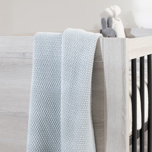 Europe Baby Vittoria Babybed Grijs / Zwart 60 x 120 cm