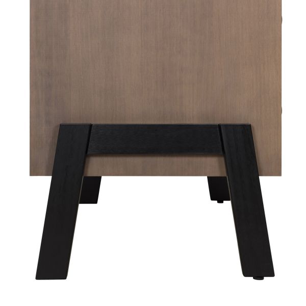 Europe Baby Beau Babykamer Walnoot |  Bed 60 x 120 cm + Commode + Kast 2-Deurs