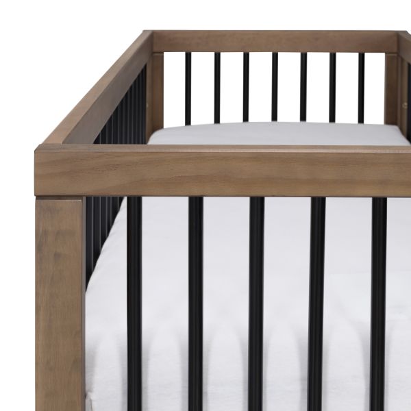 Europe Baby Beau Babykamer Walnoot |  Bed 60 x 120 cm + Commode + Kast 2-Deurs