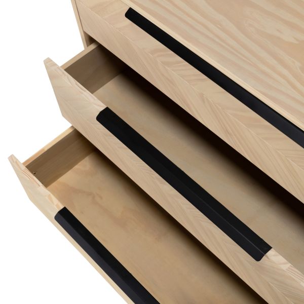 Europe Baby Beau Babykamer Naturel | Commode + Kast 2-Deurs