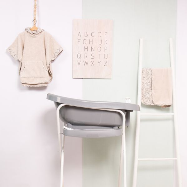 Bebe-Jou Fabulous Badstandaard Metaal Griffin Grey 103 cm