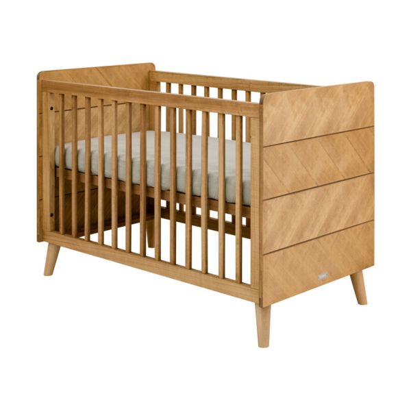 Bopita Manou Babykamer Vintage | Bed 60 x 120 cm + Commode + Kast 2 Deurs