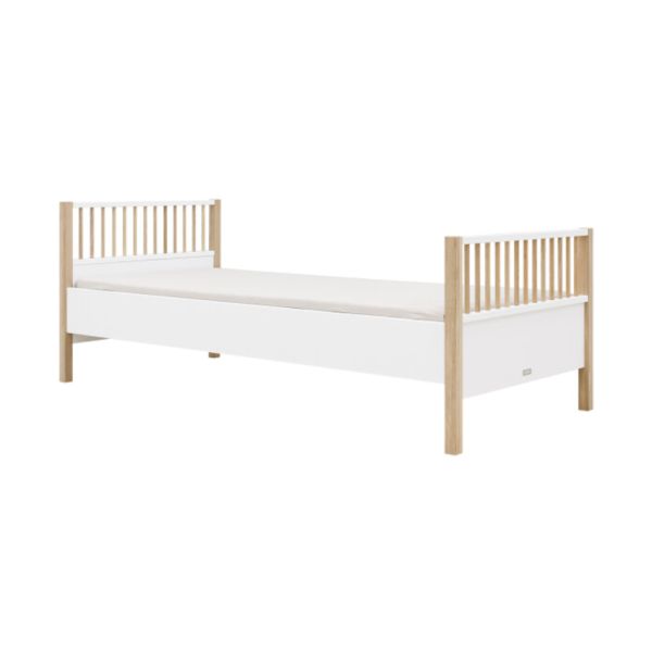 Bopita Mika Bed Wit / Eiken 90 x 200 cm