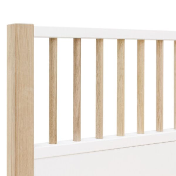 Bopita Mika Bed Wit / Eiken 90 x 200 cm