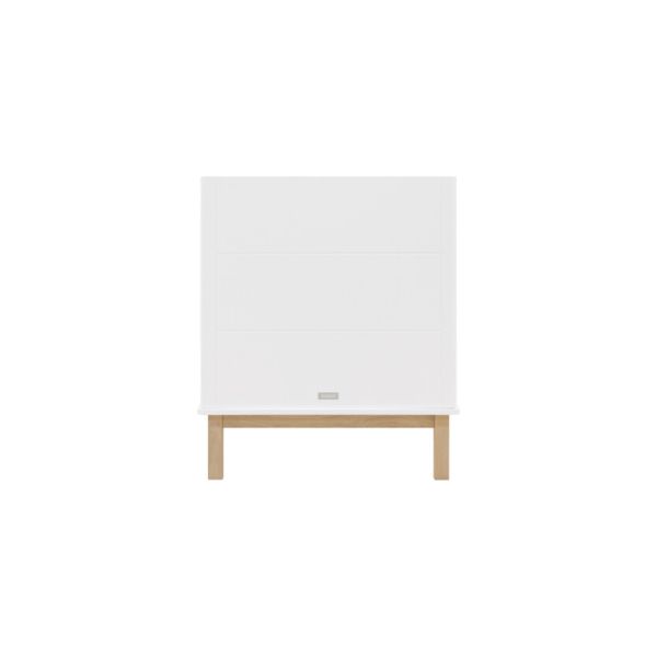 Bopita Mika Ledikant Wit / Eiken 70 x 140 Cm