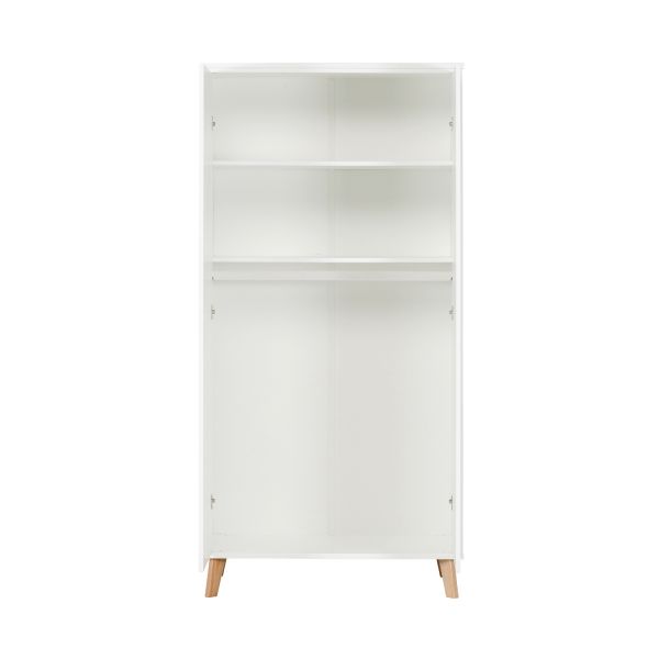 BLN Kids Sacha Kledingkast White / Natural 2-Deurs