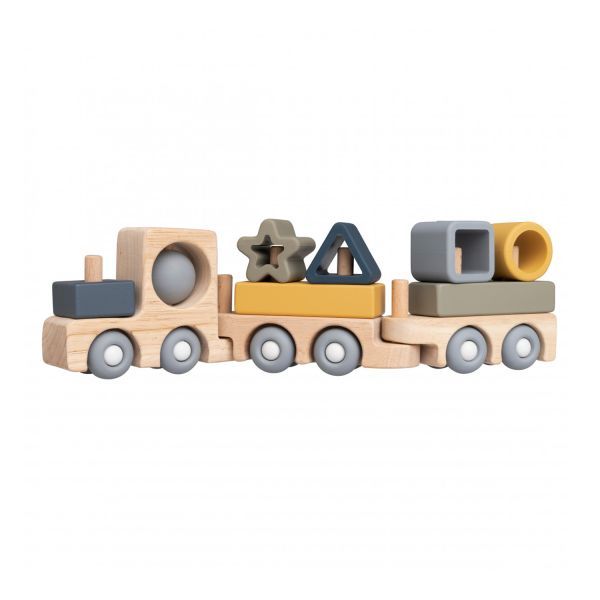 Baby's Only Speelgoedtrein - Hout - Earth