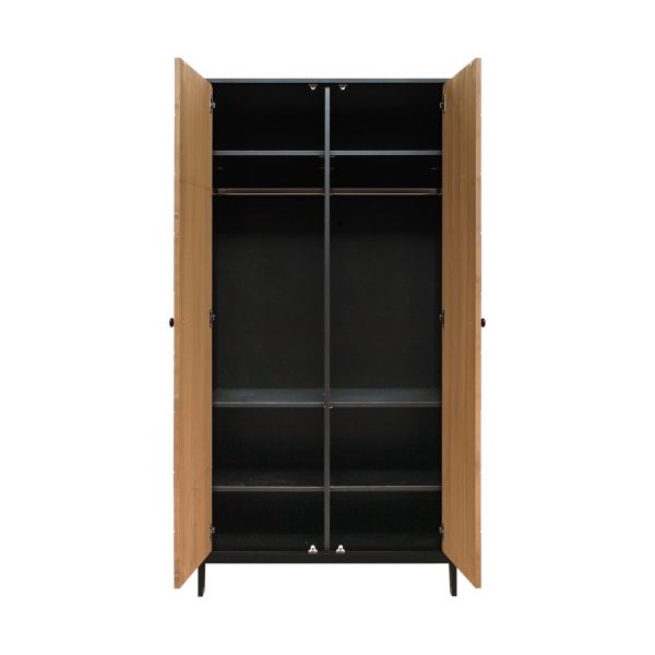 Bopita Job Babykamer Vintage Honey | Bed 60 x 120 cm + Commode + Kast 2-Deurs