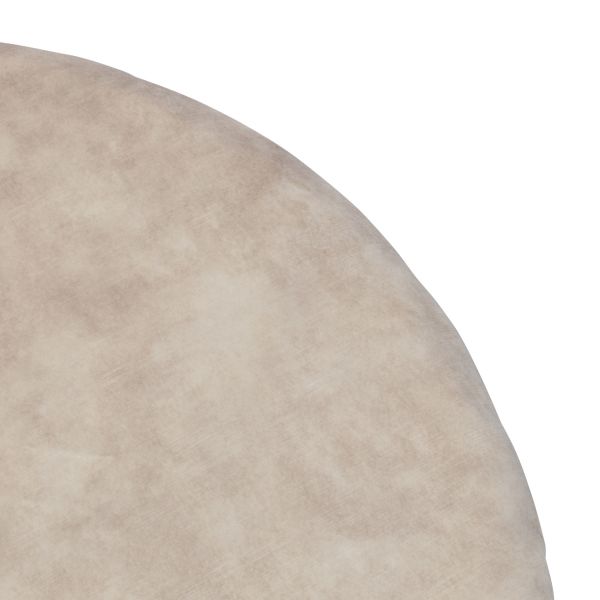 Kidsmill Velours Boxmatras Hoes Rond Naturel 90 cm
