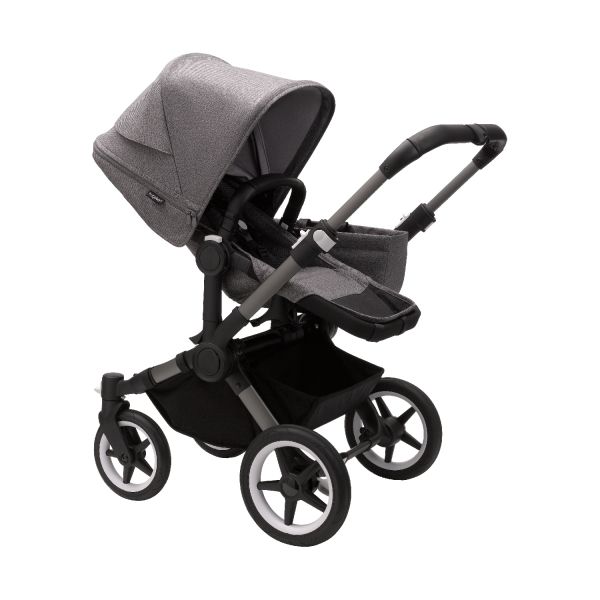 Bugaboo Donkey 5 Mono Kinderwagen 2-in-1 Graphite / Grey Mélange