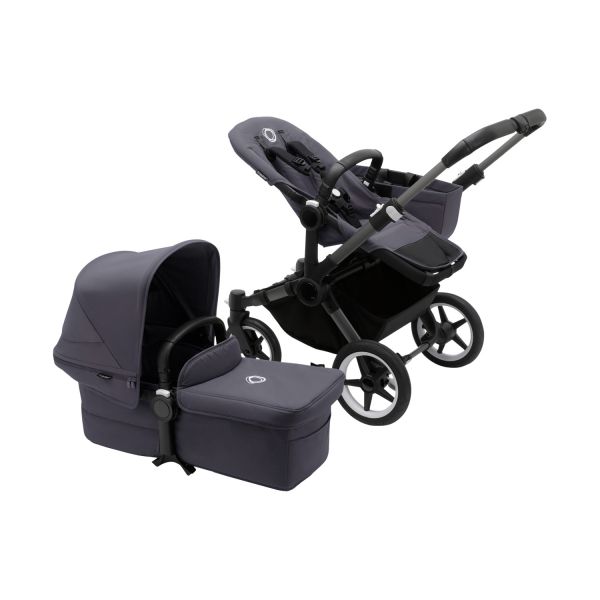 Bugaboo Donkey 5 Mono Kinderwagen 2-in-1 Graphite / Stormy Blue