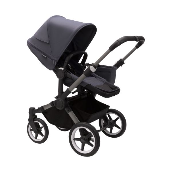 Bugaboo Donkey 5 Mono Kinderwagen 2-in-1 Graphite / Stormy Blue