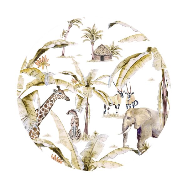 Creative Lab Amsterdam Baby Bananas Behangcirkel 142,5 cm