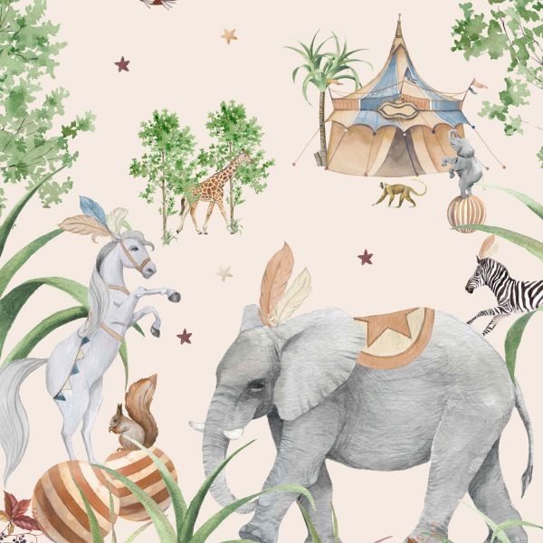 Creative Lab Amsterdam Elephant Setting Behang 200 x 280 cm