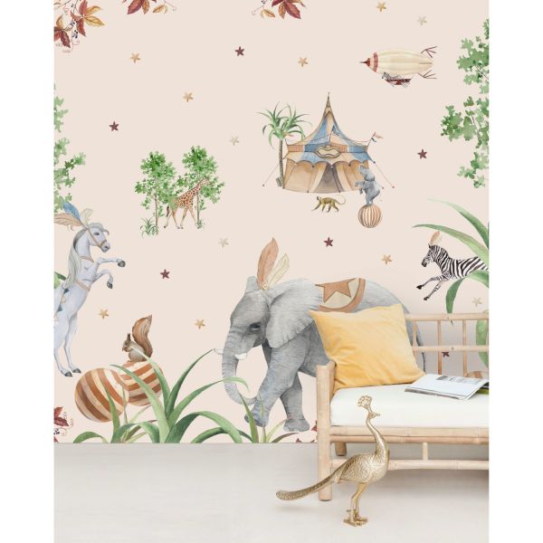 Creative Lab Amsterdam Elephant Setting Behang 200 x 280 cm