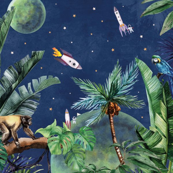Creative Lab Amsterdam From Jungle To Space Behang 200 x 280 cm