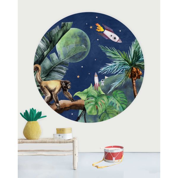 Creative Lab Amsterdam From Jungle To Space Behangcirkel 95 cm