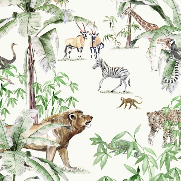 Creative Lab Amsterdam Just Another Day In The Jungle Behang 200 x 280 cm