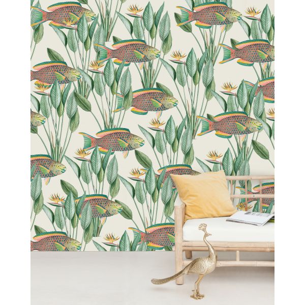 Creative Lab Amsterdam Parrot Fish Behang 200 x 280 cm