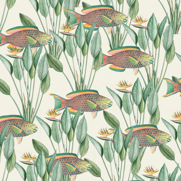 Creative Lab Amsterdam Parrot Fish Behang 200 x 280 cm