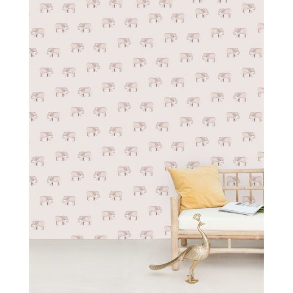 Creative Lab Amsterdam Safari Elephant Behang 200 x 280 cm