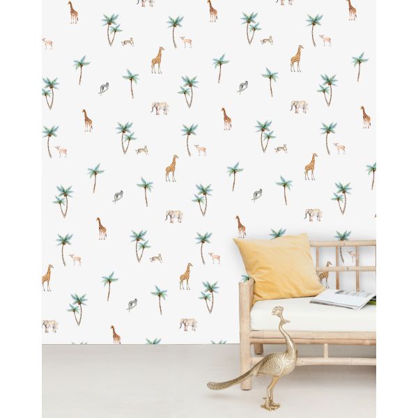 Creative Lab Amsterdam Savannah Palm Tree Behang 200 x 280 cm