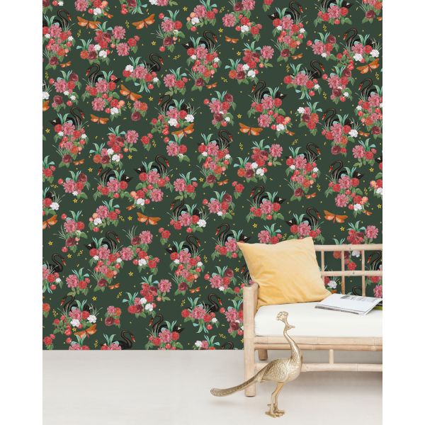 Creative Lab Amsterdam Wild Roses Behang 200 x 280 cm