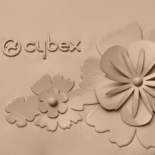 Cybex Mios Simply Flowers Seat Pack Mid Beige