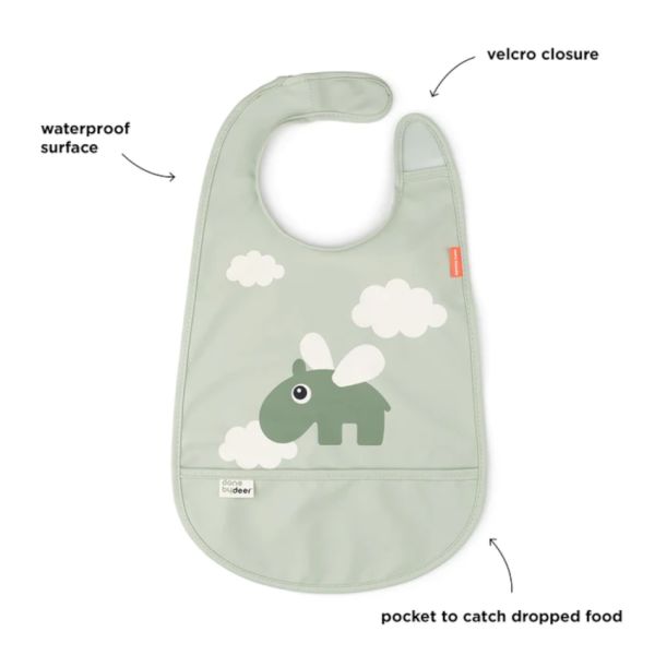 Done By Deer Deer Slab Happy Clouds - Groen