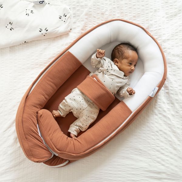 Doomoo Cocoon Tetra Babynestje Terracotta