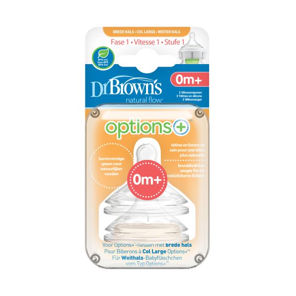 Dr. Brown's Options+ Anti-colic Speen Fase 1