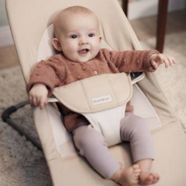 BabyBjörn Balance Soft Geweven Wipstoel -  Khaki Beige