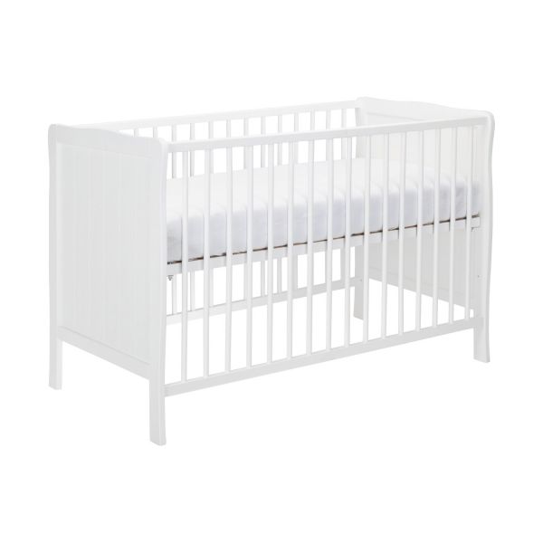 Europe Baby Sarah Babykamer Wit | Bed 60 x 120 cm + Commode
